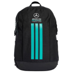 Adidas MERCEDES AMG3 Triipu Pol&uuml;ester Seljakott Tavaline Unisex Must KF1774 One Size 1 must
