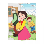 Heidi T&uuml;druk Alpidest Anime Tekid Flanell Diivan Visketekk Visketekid Diivanile Voodipesu Kontori Visketekid Voodikate Tekk 75x100cm (30x40inch) blue