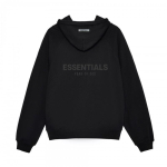 Essentials Zone Kapuutsiga sviiter Mehed Naised &Uuml;legabariidiline Streetwear Puuvillane Pullover S&uuml;gis Small black