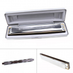 28 auguga komplekstooniga h&otilde;bedane suupill Diatonic Blues harfi suuorel plastkarbiga algajale