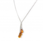 Les Tr&eacute;sors De Lily [N2266] - h&otilde;bedane kaelakee  Inspiration  Amber (roodiumiga kaetud) - 50x10 mm h&otilde;be