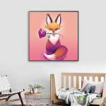 Teemanttikandid Armas Fox Teemantristtikandid &Uuml;mmargune teemantmosaiik Teemantmaal 30x30CM