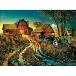 5D DIY Teemantmaali Saabumine Teemantmosaiik Rural Teemanttikandid Ristpistes 20X30CM