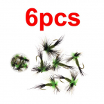 Bimoo 6tk #10 Green Drake Spinner K&auml;rbseseene Forellip&uuml;&uuml;gi K&auml;rbse Mayfly Spinner Kuivk&auml;rbsed #10