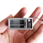 1:12 Metallist miniatuurne mikrolaineahi minim&auml;nguasi kaunistus m&ouml;&ouml;bel nukumaja k&ouml;&ouml;gitarvikud minim&auml;nguasjad 1pcs