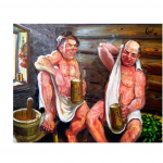 T&auml;ielik 5D Teemantmaaling Saun eakad teemanttikandid Ristpistekomplektid Kodukaunistus K&auml;sitsi valmistatud kingitused Round 20x30cm