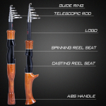 SOUGAYILANG Puiduteraline &otilde;ngeritv Keti ketramine Casting Teleskoopketi p&uuml;&uuml;givahendid Kalastustarbed Casting1.6M