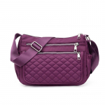Yogodlns Fashion Women nailon Oxford veekindel &otilde;lakott Suure mahutavusega vabaaja reisikott Crossbody 27x10x20cm