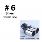 Universaalne autos&otilde;iduki modifikatsiooni ruutv&auml;ljalaske summuti terasest tagatoru #6 curved