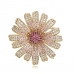 Blucome uustulnuk, peen kvaliteet vasest prossid, lillekujuline naiste &uuml;likond Derss hijabn&otilde;elad heleroosa v&auml;rv