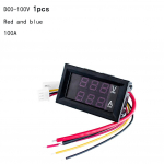 Voltmeeter Ampermeeter Kvaliteetsed materjalid LED Red 100A Digital DC 0-100V -100A