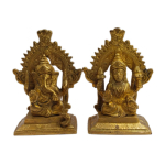Laxmi ja Ganesha kujukeste komplekt, Laxmi Ganesha komplekt brown