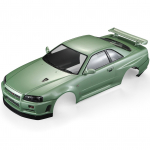 Killerbody 48646 Nissan Skyline (R34) Valmis kere raam 1/10 elektrilise ringrajas&otilde;idu v&otilde;idus&otilde;iduks Green