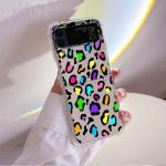 Turvapadja telefoni&uuml;mbris Samsung Galaxy Zflip3 Z Flip 4 5g Z Flip 3 Zflip Flip3 Flip4 Tpu pehme kaanega moodne seksikas leopardimuster Samsung Z Flip3 5G
