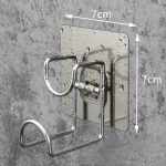 1/2 tk Punch-Free Kleepuv Vannitoa K&ouml;&ouml;k J&auml;ljeta kraanikauss Ruumis&auml;&auml;stlik Korraldaja Seinakinnitus konksuhoidik Kleepuv hoiurest 1pc