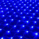 1 tk LED-v&otilde;rkekraan Fairy String Lights j&otilde;ulukaunistus uusaasta v&auml;livalgustid Jialan Street Jialan 1,5x1,5m 96LED WBL 1.5m * 1.5m