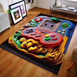 M&auml;ngukontroller M&auml;ngu 3D prinditud vaip elutoa vaipade jaoks Matkamatid Libisemisvastane vaip Joogamatt Kingitus poisile 120cm x 160cm