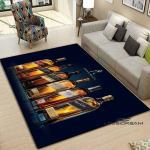 Klassikaline viski Johnnie Walker vaip ja vaip, baar elutuba magamistuba, suur ala pehme vaip, veranda voodi&auml;&auml;rne libisemisvastane matt 160cm x 200cm