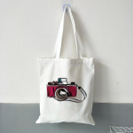 Vintage kaamera kandekott Fotograaf l&otilde;uend riidest kotid kaamera graafika retro armsad k&auml;ekotid &otilde;lakotid kandikud suur mahutavus 24*26cm