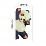 Kuumad, PVC Naughty Panda seinakleebised Dekoratiivsed seinakleebised lastele T&uuml;drukutele Poistele Magamistuba Lasteaed