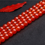 1 kiht/partii 4 6 8 10 12 mm punased karneooli ahhaatid &uuml;mmargused kalliskivihelmed Karneooli lahtised helmed ehete valmistamiseks DIY kaelakee k&auml;ev&otilde;ru 4mm X 92Pcs