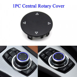 Auto Salongi CIC Keskpaneeli Multimeedia Men&uuml;&uuml; Nupp L&uuml;liti Kate BMW E Seeria 1 3 5 X1 X5 X6 E87 E90 E91 E92 E60 E84 jaoks Rotary Cover 1PC