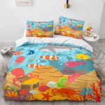 Mereloomade voodipesu udusulgede tekikate Kodu voodipesukomplekt AU Queen &uuml;he-/kaheinimesevoodi t&auml;issuuruses kodukaunistus Baby 100x135cm