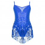 Lastele T&uuml;drukutele Stiilsed Tantsur&otilde;ivad Varrukateta L&auml;ikivad litrid Ladina Tutt Kleit V&otilde;imlemine Trikoed Uisukleidid 5-6 Years