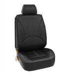 Uued luksuslikud PU-nahast auto universaalsed autoistmekatted kingituseks Auto istmekatted Sobib enamikule turvaistmetele Veekindel auto 1pcs black