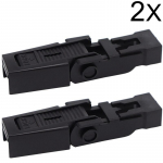 BMW E39 530i 535i 540i M5 520i 523i 525i 528i 1996 - 2003 jaoks esiklaasipuhasti hoova lukustusklambri mutteri klapi korgi vahetus Pack of 2