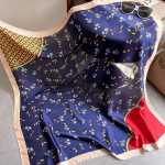 Kvaliteetsed luksuslikud siidist sallid peapael Sallid kaelasall naistele kett siidist sall naiste dekoratiivne sall 90-90cm