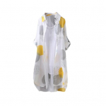 Naiste pikk kardigan, ebaregulaarne &auml;&auml;ris, kontrastses v&auml;rvitoonis, &uuml;he rinnaga rev&auml;&auml;r, vaba tr&uuml;kiga &otilde;huke pikkade varrukatega plaaster, tasku, naiste mantel M punane