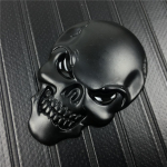 Mootorrattale Harley Yamaha Honda Suzuki Kawasaki universaalse 3D metallist pealuu luustiku auto motokleebiste kleebiste embleem kuld