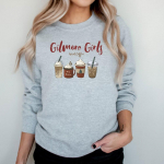 Lorelai Gilmore'i t&uuml;drukute dressipluus Gilmore'i t&uuml;drukute ja kohviga kapuutsiga Stars Hollow Christmas Coffee Crewneck dressipluus Xmas Party Top M