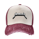 Metallica Riietus Pesapallim&uuml;ts Heavy Metal B&auml;nd Kulutatud Pestaud M&uuml;tsid Isa M&uuml;ts Vintage V&auml;ljas Iga Aastaaeg One Size