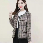 Elegantse temperamendiga &uuml;hendatud n&ouml;&ouml;pidega taskud, plaastrid, suures suuruses t&auml;navar&otilde;ivad naiste riided jakid s&uuml;gistalv paksud XXXXXL