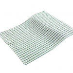 Pehme ruuduline imav k&ouml;&ouml;gilaud n&otilde;udepesulapp puuvillane puhastus puuvillane teer&auml;tik roheline