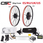 Elektrijalgratta &uuml;mberehituskomplekt 20&ndash;29 tolli 700C eBIKE konversioonikomplekt 36V 250W 48V 1000W 1500W eesmine tagumine jalgratta rummu mootori ratas