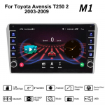 Toyota Avensis T250 2 2003-2009 jaoks koos nupu nupuga Android autoraadio multimeediumipleier Navigatsioon stereo GPS 2 Din Carplay 2+32GB 1+16GB