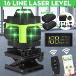 4D 16 rida lasertaseme v&otilde;imas roheline tuli lasertaseme kaugjuhtimispult horisontaalne vertikaalne isetasanduv s&uuml;steem koos akuga