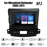8-tolline Android-autoraadio multimeediumivideopleier Mitsubishi Outlanderi 2005-2011 jaoks koos nupu nupuga Carplay WiFi BT 2 Din 2+32GB 1+32GB