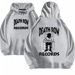 Death Row Recordsi kapuuts Unisex naiste &uuml;lisuur kapuuts Hip Hop pusad Pusad pikkade varrukatega kapuutsiga kampsunid t&uuml;drukute mantlid 2XL