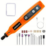 Mini juhtmeta p&ouml;&ouml;rlevad t&ouml;&ouml;riistad USB-laadimisveski komplekt juhtmevaba graveerimispliiats DIY Poola p&ouml;&ouml;rleva nikerdamise t&ouml;&ouml;riistakomplekt oranž