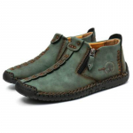 Ehtsast nahast meeste saapad Mood lukuga kingad Nahast meeste poolsaapad 43