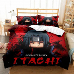 Naruto seeria kolmeosaline tekikott, digitaalne tr&uuml;kkimine, harjatud kaheosaline komplekt lastele multifilmi anime tekikott 240X220CM 3PCS