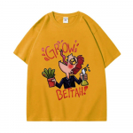 TV Play Good Omens Print T-s&auml;rgid Suvised trendid Hip Hopi l&uuml;hikeste varrukatega T-s&auml;rk Unisex naiste t&auml;navamood Suured puuvillased T-s&auml;rgid 2XL