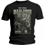 Five Finger Death Punch War Soldier Unisex T-s&auml;rk S