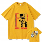 Anime Hellsing Alucard Vampire Hunter T-s&auml;rk Uudsed Unisex T-s&auml;rgid Plus Size Unisex Oversize T-s&auml;rk Unisex naiste mood lahtised s&auml;rgid L