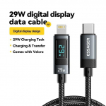 Essager USB-t&uuml;&uuml;pi C-kaabel iPhone14 jaoks 13 12 11 Pro Max PD 29W kiirlaadimisjuhe iPhone'i laadija kaabli jaoks Digitaalne kuvakaabel 1m hall