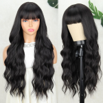 LISI HAIR s&uuml;nteetilised pikad v&auml;rvilised parukad tukkidega Naturaalne laineline parukas naistele, igap&auml;evane Cosplay kuumakindel 65cm